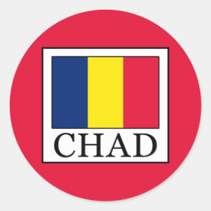 Sticker Rond Tchad