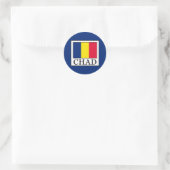 Sticker Rond Tchad (Sac)