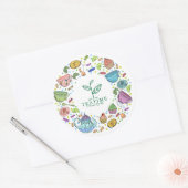 Sticker Rond Tea time (Enveloppe)