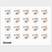 Sticker Rond Tea time sticker, party sticker, tea time planner (Feuille)