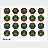 Sticker Rond Teacher Teach Student (Feuille)