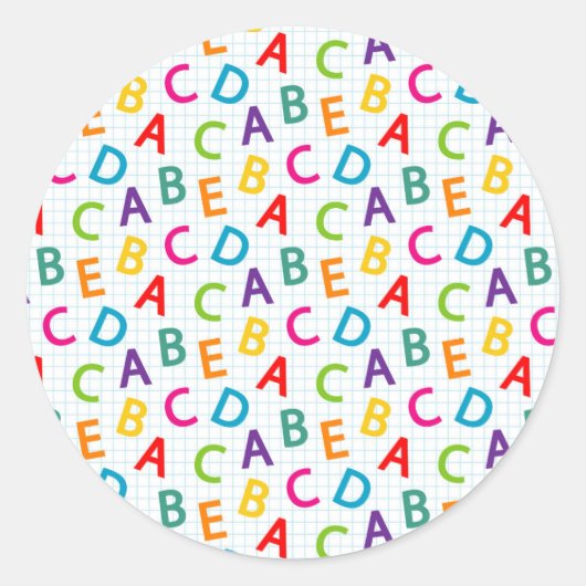 Sticker Rond Teacher The Best Teachers Teach From The Heart (Devant)