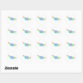 Sticker Rond Teachers Rock Color (Feuille)