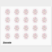 Sticker Rond Teacup Modern Business (Feuille)