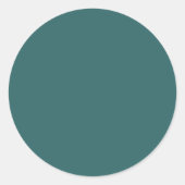 Sticker Rond Teal Transformateur (Devant)