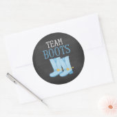 Sticker Rond Team Boots Boy Genre Revey (Enveloppe)
