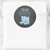 Sticker Rond Team Boots Boy Genre Revey (Sac)