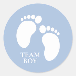 Sticker Rond Team Boy Genre RevezParty Décoration du jeu