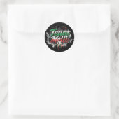 Sticker Rond Team Melli - le surnom de l'équipe d'Iran (Sac)