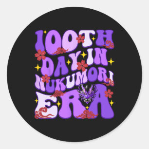Sticker Rond Team Nukumori Kindness Happy 100th Day Of School R
