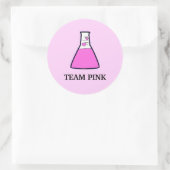 Sticker Rond Team Pink Genre Reveight Science Beaker (Sac)
