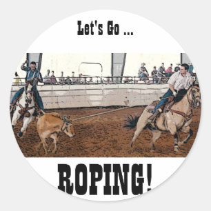 Sticker Rond Team Ropers