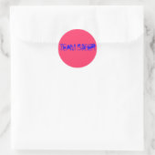 STICKER ROND TEAM SOBER (Sac)