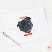 STICKER ROND TEAM UGGY STICKERZ ! ! ! (Enveloppe)