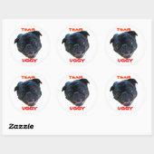 STICKER ROND TEAM UGGY STICKERZ ! ! ! (Feuille)