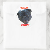 STICKER ROND TEAM UGGY STICKERZ ! ! ! (Sac)