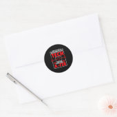 Sticker Rond Tech Ekg Ils Peuvent Toujours Repérer Une Fibrilla (Enveloppe)