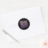 Sticker Rond Technicien en médecine nucléaire Nuc Med Tech (Enveloppe)