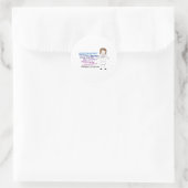 Sticker Rond Technicien en pharmacie (Sac)