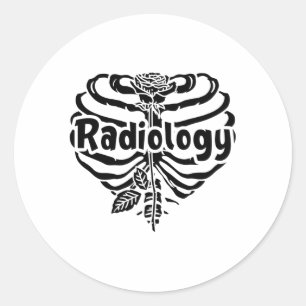 Sticker Rond Technicien en radiologie Rad Infirmière Technologu