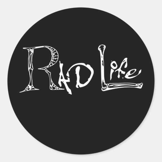 Sticker Rond Technicien en radiologie Rad Life (Devant)