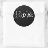 Sticker Rond Technicien en radiologie Rad Life (Sac)