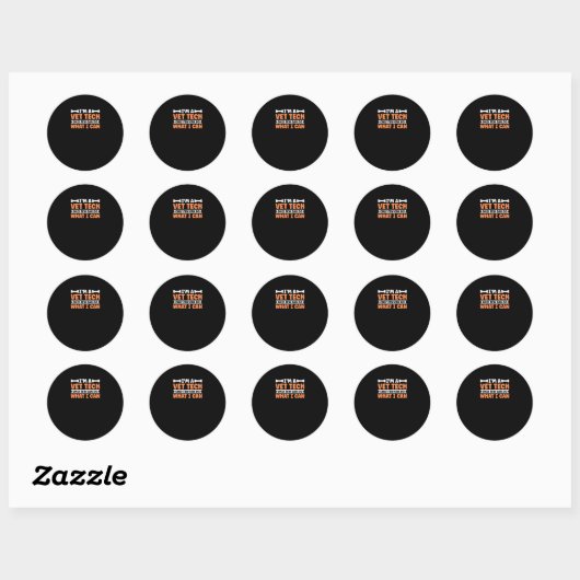 Sticker Rond Technologie Vet Peu Peuvent Faire Ce Que Je Peux (Feuille)