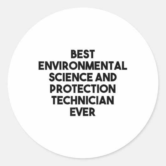 Sticker Rond Technologies De La Science Et De La Protection Les (Devant)