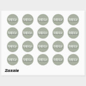 Sticker Rond Technologue chirurgical Med Surg Tech Chirurgie Te (Feuille)