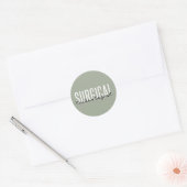 Sticker Rond Technologue chirurgical Med Surg Tech Chirurgie Te (Enveloppe)