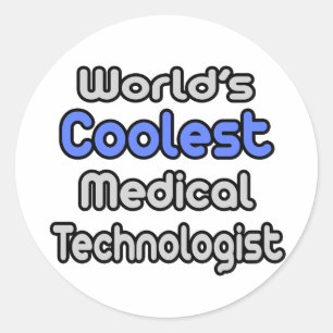 Sticker Rond Technologue Médicale le plus froid du monde