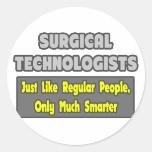 Sticker Rond Technologues chirurgicaux ... Plus intelligent