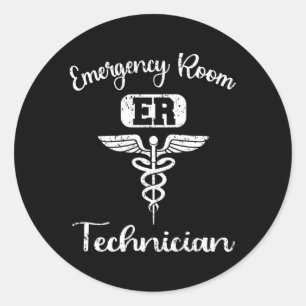 Sticker Rond Technologues Technologues Techniciens En Salle D'U