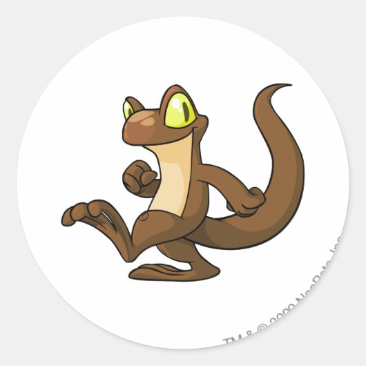 Sticker Rond Techo Brown (Devant)