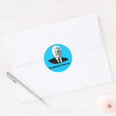 Sticker Rond Ted Kennedy Le Rêve Vit Sur (Enveloppe)