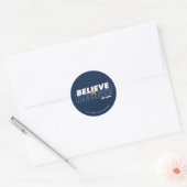 Sticker Rond Ted Lasso | Believe in Believe (Enveloppe)