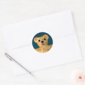 Sticker Rond Teddy Bear (Enveloppe)
