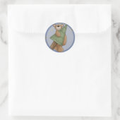 Sticker Rond Teddy Bear (Sac)