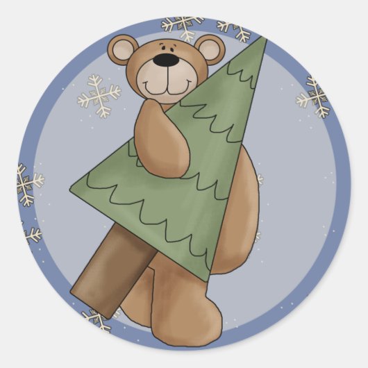 Sticker Rond Teddy Bear (Devant)