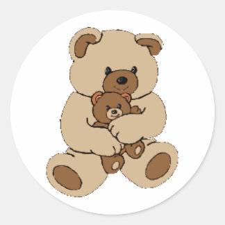 Sticker Rond Teddy Bear Buddies