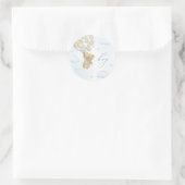 Sticker Rond Teddy Bear Genre Révéler Garçon (Sac)