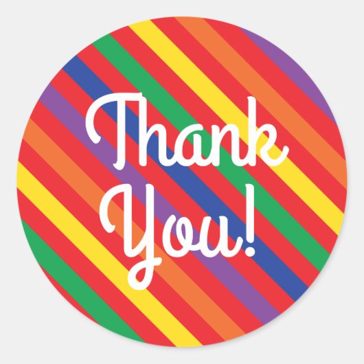 Sticker Rond Teddy Bear Rainbow Cute Kid's Birthday Party (Devant)