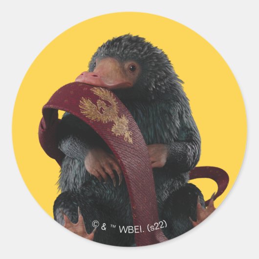 Sticker Rond Teddy With Tie Graphic (Devant)