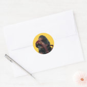 Sticker Rond Teddy With Tie Graphic (Enveloppe)