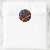 Sticker Rond Teddys Noël I (Sac)