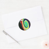 Sticker Rond TedTheSnail (Enveloppe)
