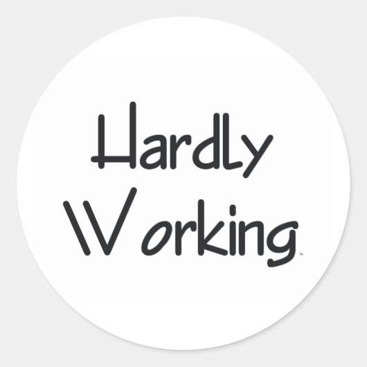 STICKER ROND TEE À FAIBLE FONCTIONNEMENT (Devant)