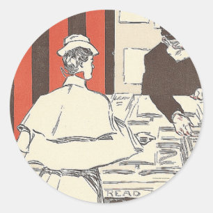 Sticker Rond TEE Book Adventure