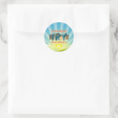 Sticker Rond TEE Congress, Essayer Raisonnable (Sac)