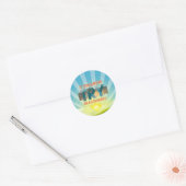 Sticker Rond TEE Congress, Essayer Raisonnable (Enveloppe)